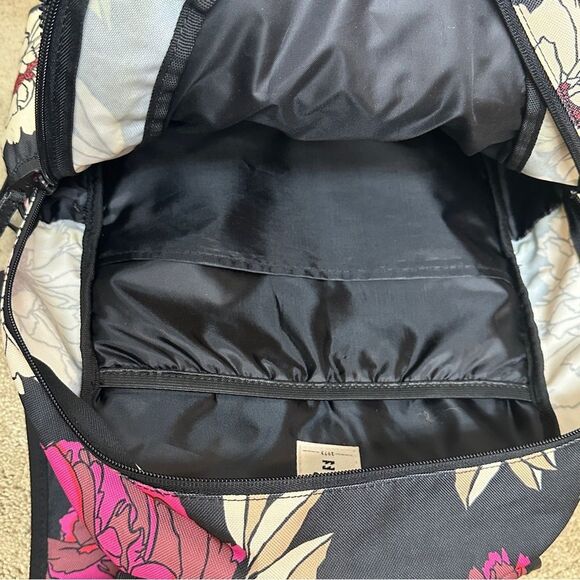 Billabong Backpack Floral Black Pink - Picture 6 of 9